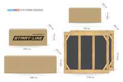 Стол теннисный City Park DESIGN Всепогодный