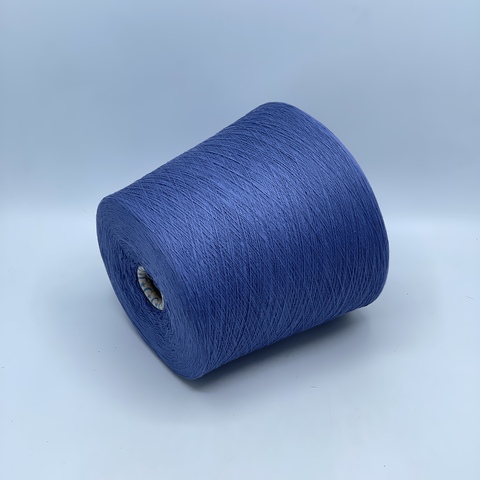 Бобинная пряжа,Cotton combed, 1693м. 100%Хлопок, Васильковый(325), 39183