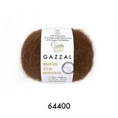 Пряжа Gazzal Super Kid Mohair цвет 64400