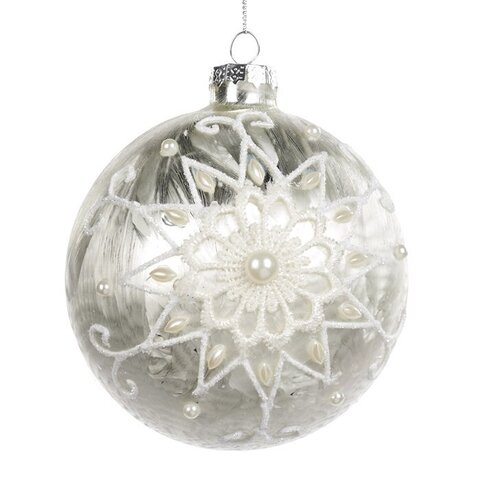 Шар с кружевом и жемчужными цветами Goodwill Pearl Flower Ball
