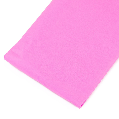 Бумага тишью, ярко-розовый, 50 см х 66 см, 10 листов