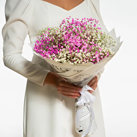 Букет из гипсофилы