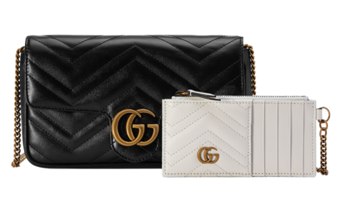 Мини-сумка Gucci GG Marmont черный