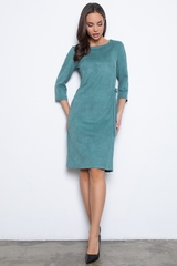 Платье Идеальный образ (вельвет, олива) Diolche