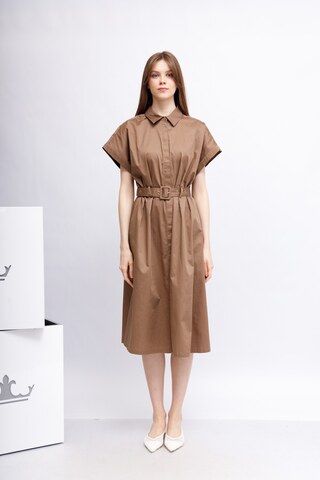 UNQ Платье -рубашка хлопковое