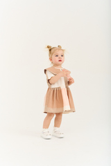 Комплект платье и блумеры "Summer set" (клетка пастель)