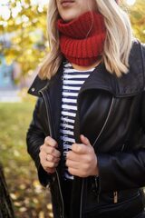 Купить Тельняшка женская приталенная с рукавом 3/4 (темно-синяя полоса) в Магазине тельняшек