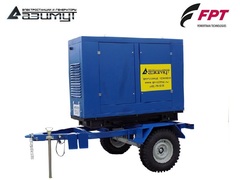 Дизельный генератор Азимут ЭД-35-Т400-2РПМ20 FTP-Iveco на шасси в капоте с автозапуском
