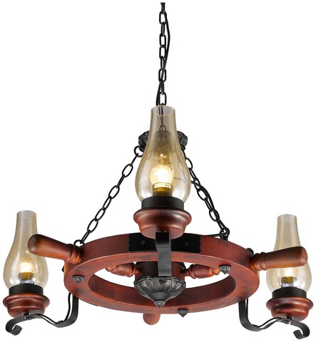 Люстра подвесная Velante Wooden 583-703-03