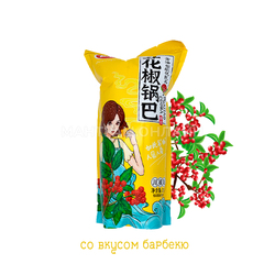 Чипсы злаковые Huajiao Guoba с сычуаньским перцем вкус барбекю 33 г