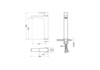 Aquatek AQ1204BG AQ1204BG ОБЕРОН смеситель для раковины высокий 240, без донного клапана, шлиф. золото