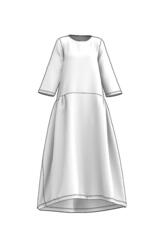 Венера. Платье женское льняное с вышивкой PL-4212