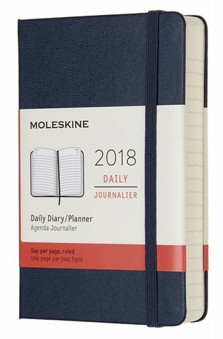 Ежедневник Moleskine Classic Daily Pocket, цвет синий сапфир