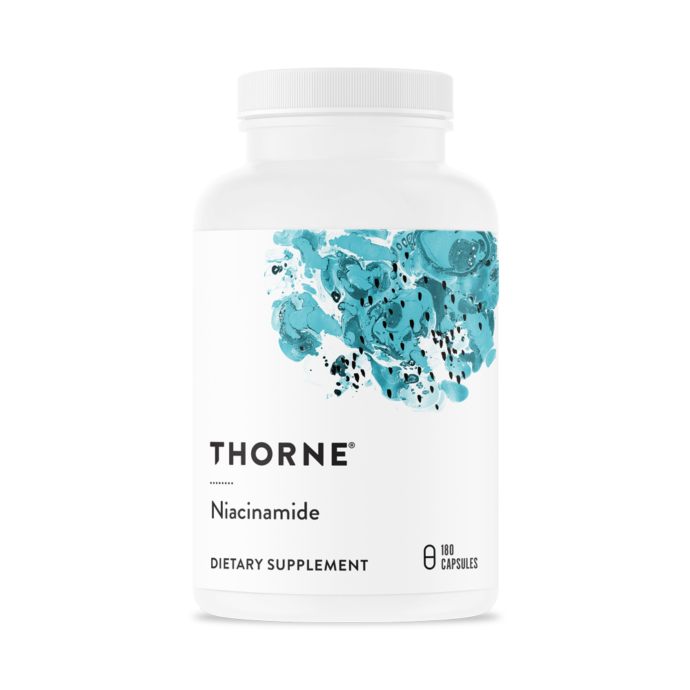 Витамин РР (В3) Ниацинамид, Niacinamide, Thorne Research, (180 капсул)