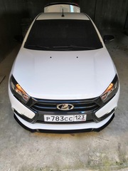 Сплитер юбка переднего бампера Lada Vesta