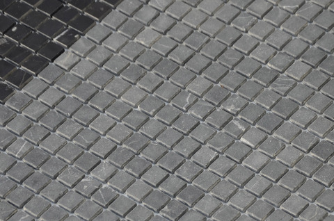 Мозаика LeeDo: Pietrine - Nero Oriente матовая 30,5x30,5х0,4 см (чип 15x15x4 мм)