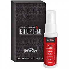 Гель для клитора Hot Flowers Eruption с согревающе-покалывающим эффектом и вибрацией, 15 г