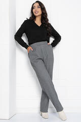 Брюки Кларисса (черно-белые) Б12351-18 LT Collection