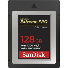 Карта памяти SanDisk Cfexpress B 128GB Extreme PRO 1700/1200 MB/s