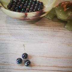 Бусины круглые глянцевый цветовой микс 8 мм (50шт)