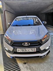 Сплитер юбка переднего бампера Lada Vesta