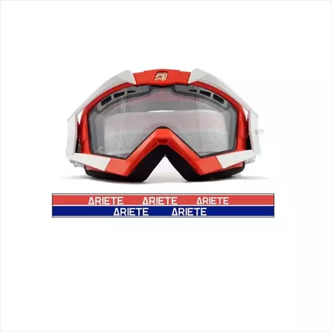 Кроссовые очки (маска) RC FLOW RED, CLEAR DOUBLE VENTILATED LENS
