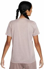 Женская теннисная футболка Nike Dri-Fit T-Shirt - smokey mauve/pure/heather/white
