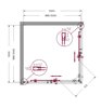 BelBagno MARINO-A-2-90-C-GM MARINO-A-2-90-C-GM Душевой уголок