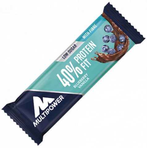 Батончик Multipower 40% Protein Bar Blueberry Vanilla