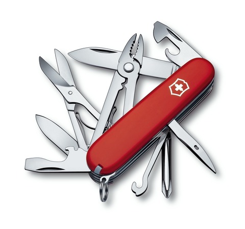 Складной нож Victorinox Tinker Deluxe (1.4723) 91 мм., 17 функций, цвет красный - Wenger-Victorinox.Ru