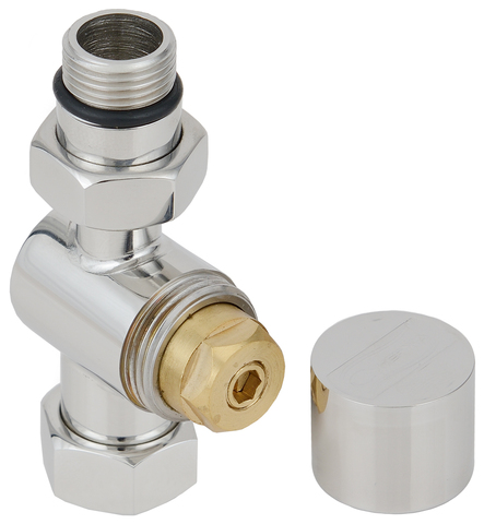 Сунержа 020-1405-1234 Вентиль прямой (под шестигранник) G 1/2" НР х G 3/4" НГ (Шампань)