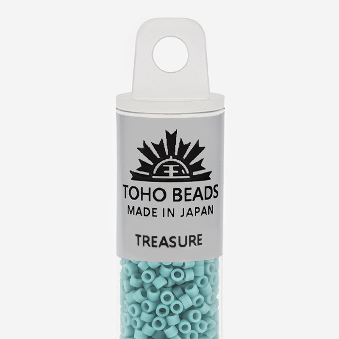 Японский бисер TOHO Treasure (№55F), непрозрачный матовый
