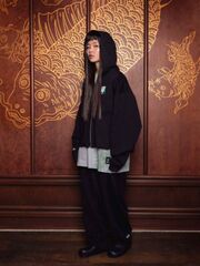 Худи PANASIAN HOODIE FULL-ZIP/BLACK