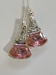 Эйфель (серьги из серебра)