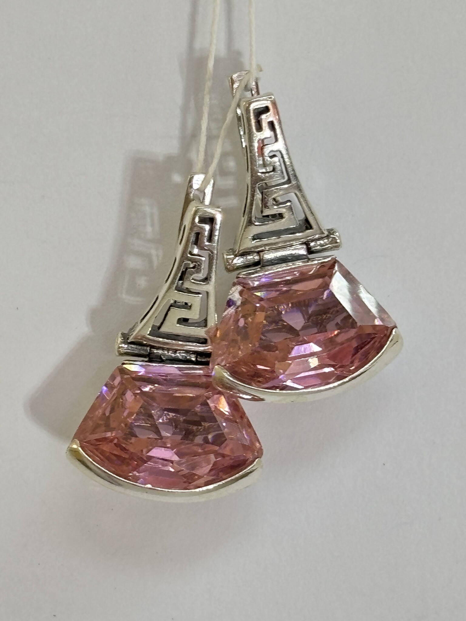 Эйфель (серьги из серебра)