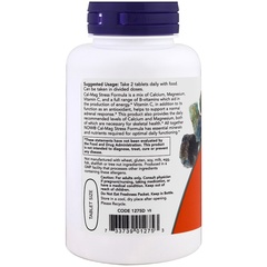 Now Foods, Cal-Mag, Stress Formula, 100 таблеток