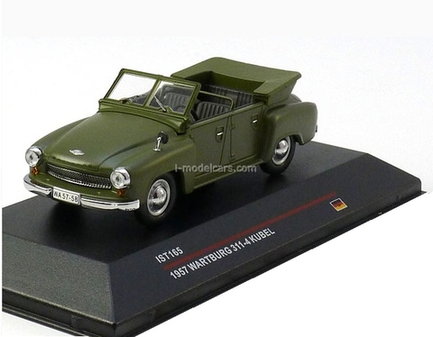 Wartburg 311-4 Kubel green 1957 IST165 IST Models 1:43