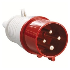 Вилка TDM 380v 32A 3P+PE IP44 каучук SQ0612-0006