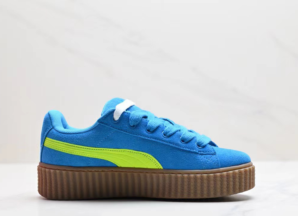 All black fenty puma creepers clearance