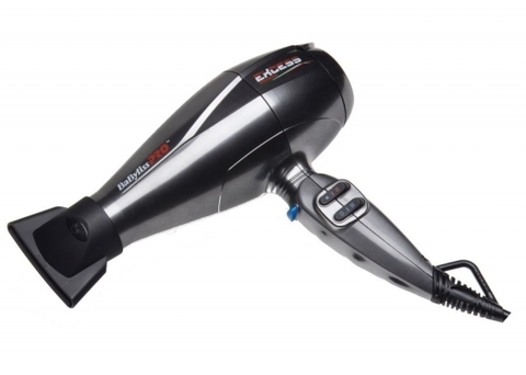 Фен BaByliss Pro Excess, 2600 Вт, ионизация, 2 насадки, серебристый