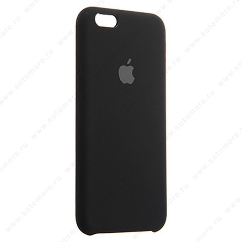 Накладка Silicone Case для Apple iPhone 6s/ 6 черный