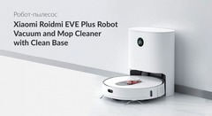 Робот-пылесос Roidmi EVE Plus Robot Vacuum and Mop Cleaner with Cleaning Base (EU) (Белый)