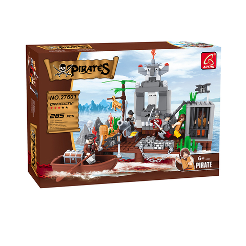Игровой конструктор Ausini 27601 ПИРАТЫ (285 деталей в наборе)