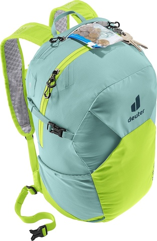 Картинка рюкзак туристический Deuter Speed Lite 21 Jade-Citrus - 4