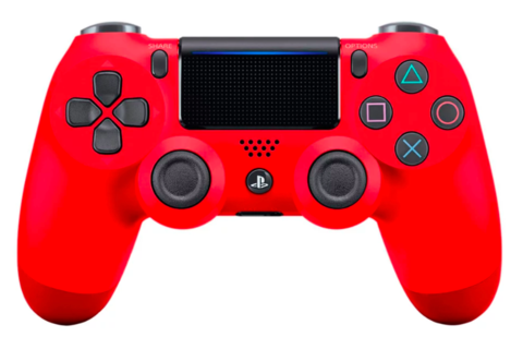 Беспроводной контроллер DualShock 4 для PS4 (красная магма, 2ое поколение, CUH-ZCT2E: SCEE)