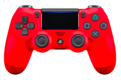 Беспроводной геймпад DualShock 4 для PS4 (красная магма, 2ое поколение, CUH-ZCT2E: SCEE)