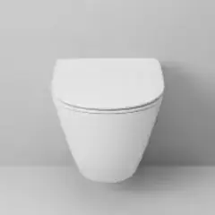 Унитаз подвесной Grossman GR-4411SQ Tornado безободковый с сиденьем микролифт 520x365x360