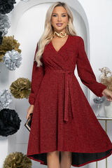 Платье праздничное Загадай желание (красное) П14468-49М LT Collection