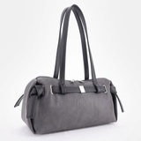 Сумка Саломея 2032 македония серый + черный