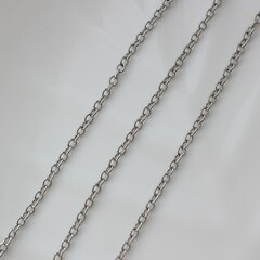 Цепочка 2,5*3 мм, родий, 54см, А038-2 (54см)